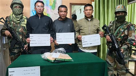Mizoram: Assam Rifles seize heroin in Aizawl, three including Myanmar ...