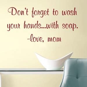 DECOR KAFE 50 cm Decor Kafe Wash Your Hands Wall Decal Self Adhesive ...