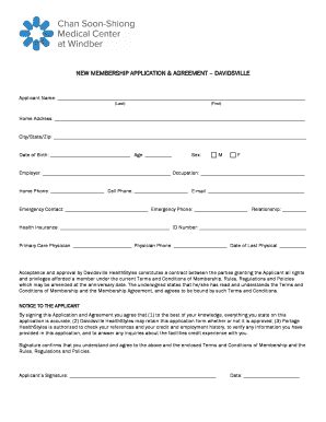 PA CSSMCW New Membership Application & Agreement – Davidsville 2019 ...