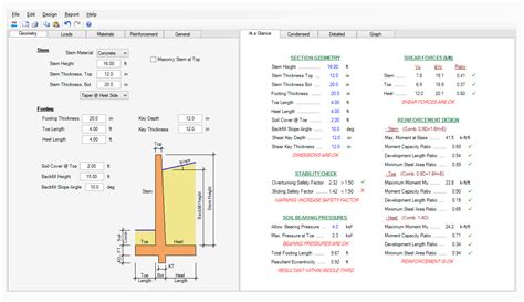 Image result for Counterfort Retaining Wall Design Example Excel