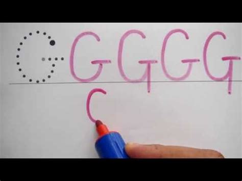 6. Writing capital G - YouTube