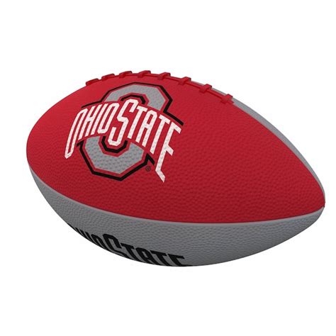 Logo Brands Ohio State Pinwheel Logo Junior Size Rubber Football 191 ...