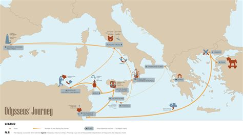 Odysseus' Journey : r/MapPorn