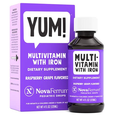 NovaFerrum Yum – Multivitamin with Iron for Infants,Toddlers