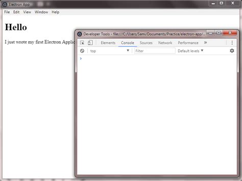 Debug Electron App 的图像结果