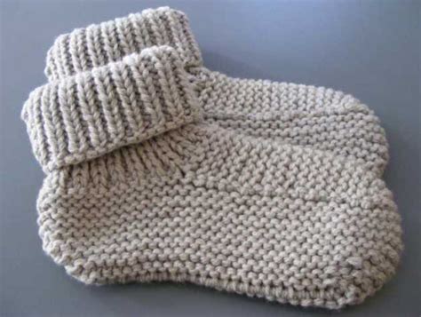 Image result for Knitted Slippers Free Pattern