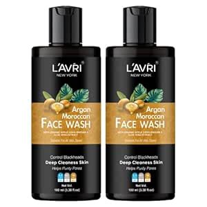 LAVRI Argan Face Wash 100 ML - Skin Refreshing Gentle Cleanser For All ...