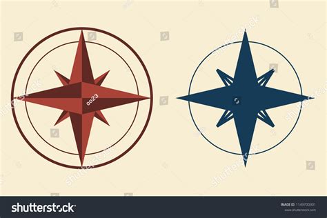 Compass Signs Vector Illustration Stock Vector (Royalty Free) 1149700301