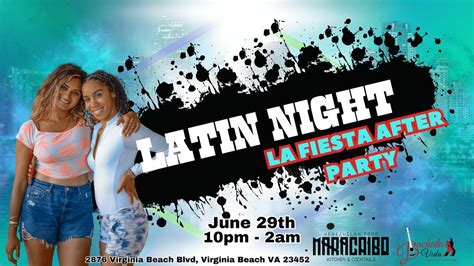 Latin Night After Party! (June 2024), Maracaibo Bistro, Virginia Beach ...