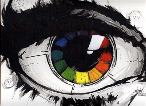 Eye Color Wheel Spinner | Coloring Pages