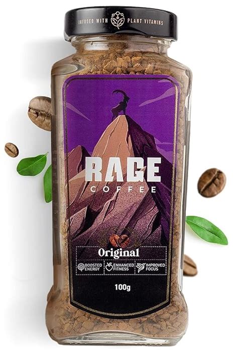 Rage Coffee Original Coffee Blend 100% Pure Arabica Beans | Instant ...