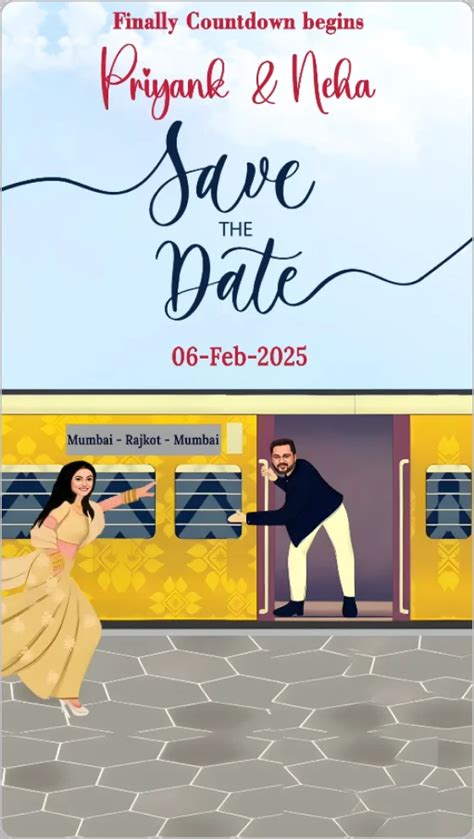 Digital Wedding Video Invitations - Celebrare