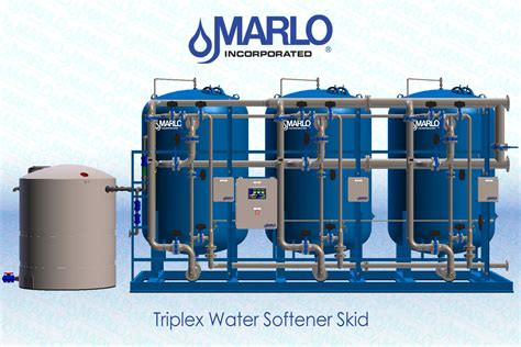 Triplex Water Softener Skid | MARLO