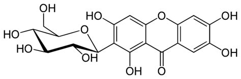 Fig. 1: Structure of mangiferin