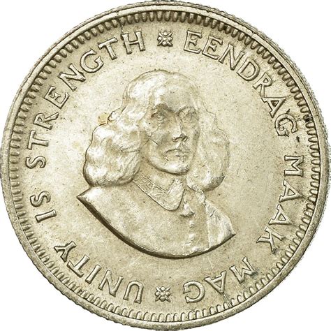 Five Cents 1962, Coin from South Africa - Online Coin Club