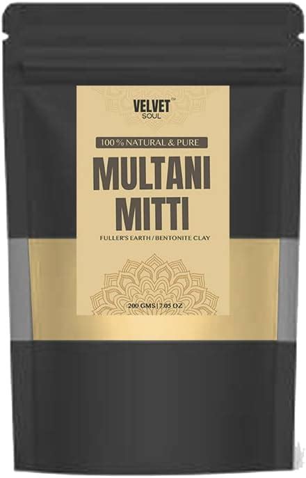 Velvet Soul Multani Mitti Powder - 100% Pure & Natural Detox for ...