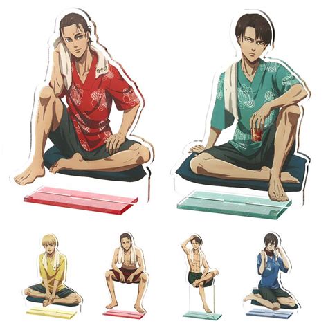 Buy Riapawel Attack on Titan Acrylic Stand Figure Eren Yeager Hajime ...