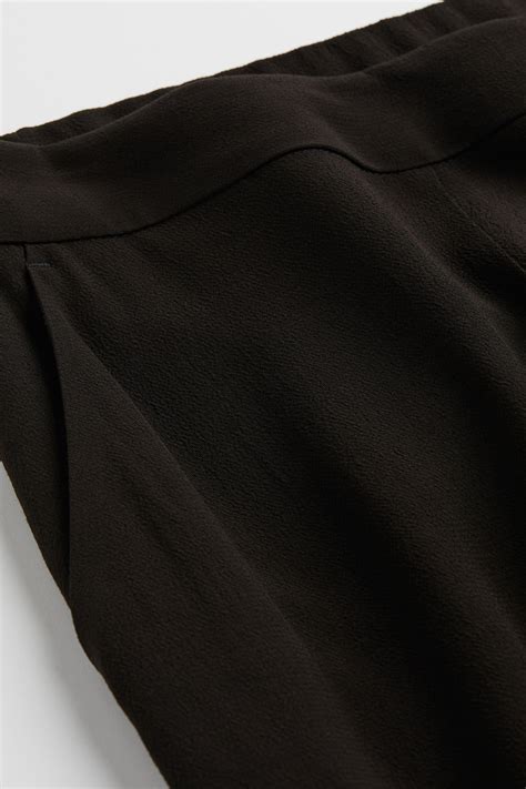 Wide trousers - Black - Ladies | H&M IN