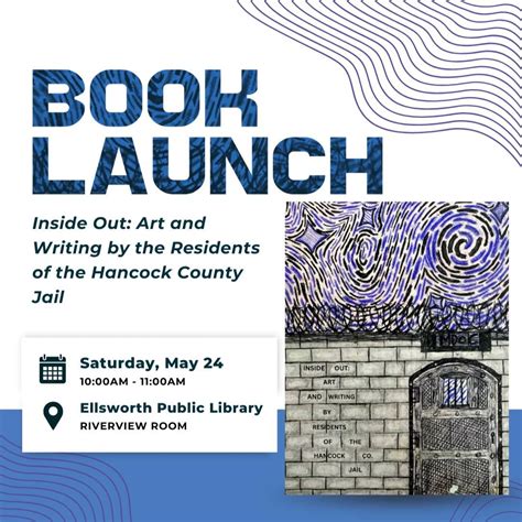 Inside Out Book Launch, Ellsworth Public Library, 24 May 2025 | AllEvents