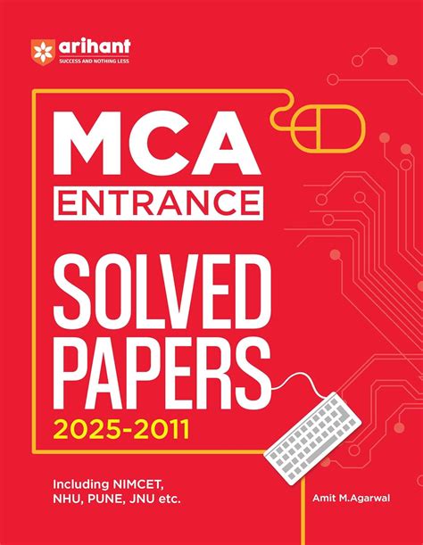 Arihant MCA 2026 Entrance Exam Solved Papers 2025-2011 English Medium ...