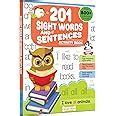 201 Sight Words and Sentences: Activity Book for Children | 800 ...