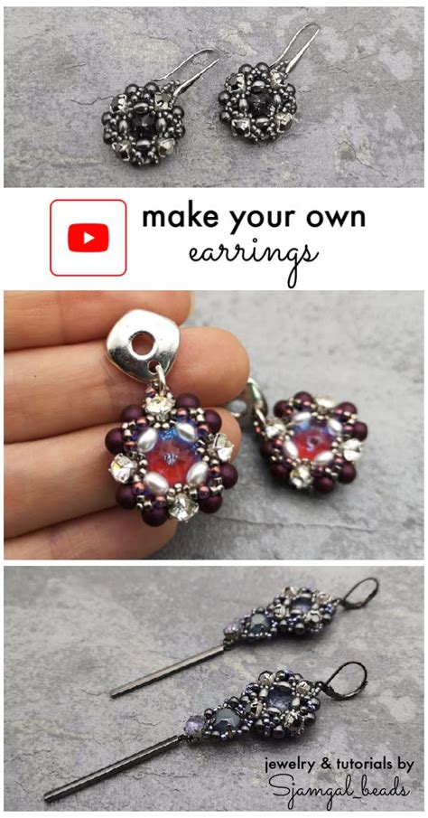 Image result for Seed Bead Earrings Tutorial