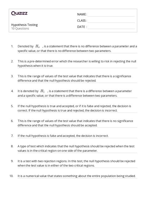 Image result for Sample Questions On Hypothesis Testing