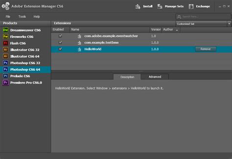 Image result for Adobe Extension Manager CS6 Tutorial