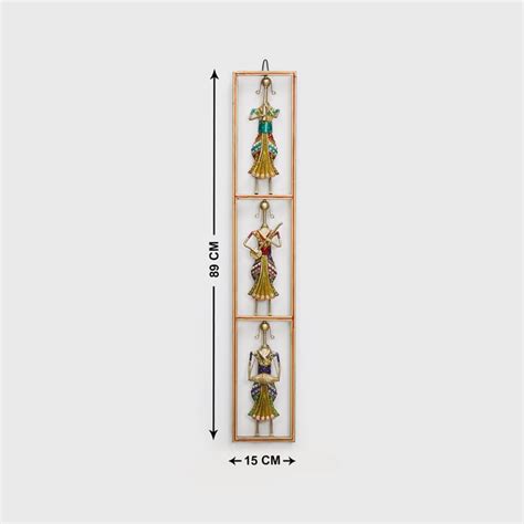 Buy Corsica Mystic India Metal Doll Wall Accent from Home Centre at ...