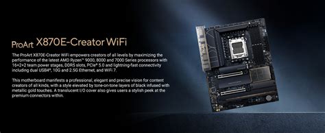 Buy ASUS ProArt X870E-CREATOR WiFi Motherboard at Best Price in India ...