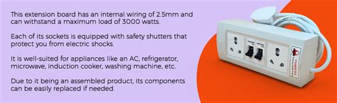 INDRICO Electric Extension Board With 15A/16A/20A Sockets And 16A/20A ...