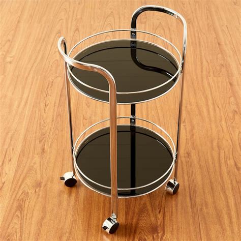 Buy Patrick Serving Trolley - Chrome from Home Centre at just INR 9995.0