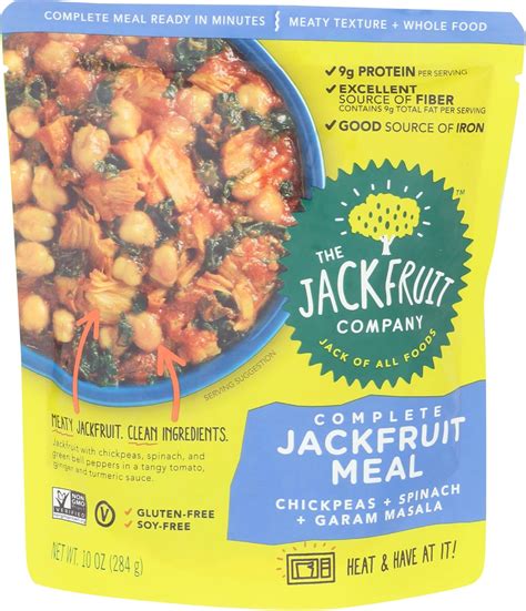 Buy The Jackfruit Company, Complete Jackfruit Meal Indian, 10 Ounce ...