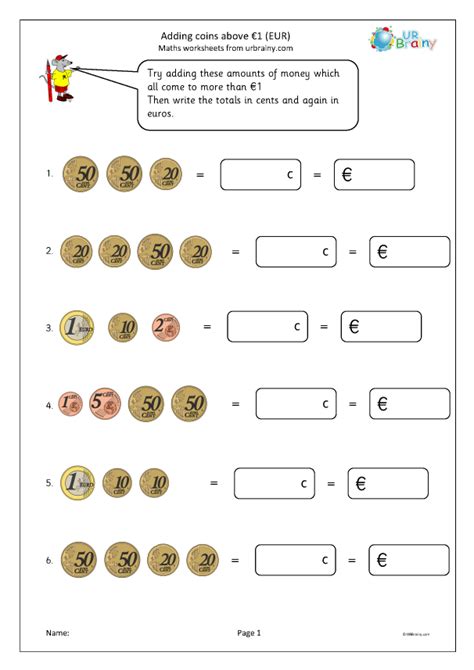 Adding Money Worksheets 的图像结果