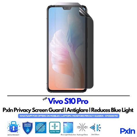 Privacy Screen Guard for Vivo S10 Pro Mobile | No.1