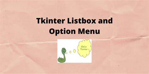 Image result for Python Tkinter ListBox