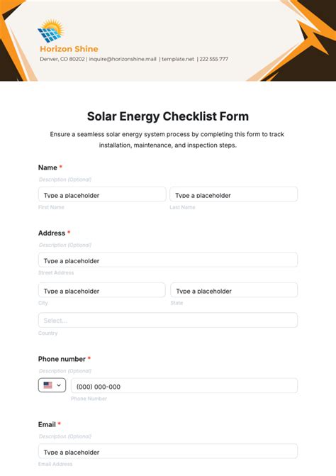 Free Solar Energy Templates, AI Solar Generator
