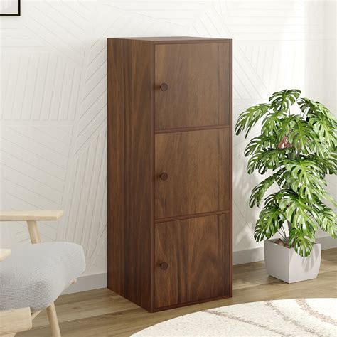 Calcio 3-Tier Storage Unit Cabinet Rack Organizer Wardrobe Almirah Cup ...