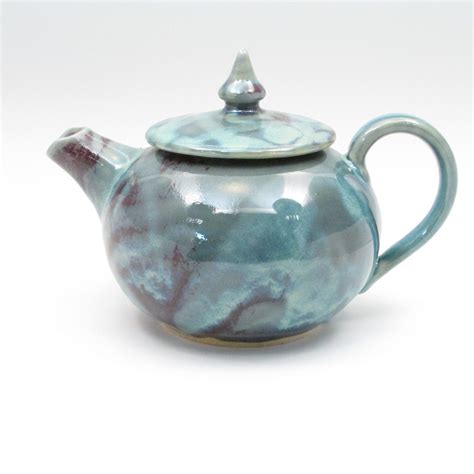 Wheel Thrown Artisan Teapot, High Fired Stoneware High fired for ...