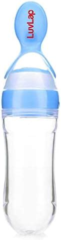 Buy LuvLap Silicone Easy Squeezy Baby Food Feeder, 4M+, 90ml, (Blue ...