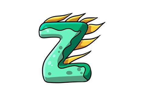 Dinosaur Icon Alphabet Letter Z Clipart Graphic by hijaudaun · Creative Fabrica