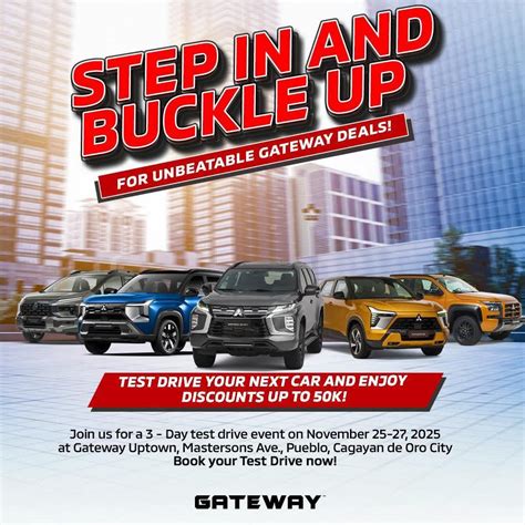 DESTINATOR TEST DRIVE EVENT, Gateway Limketkai Mitsubishi, Cagayan de ...