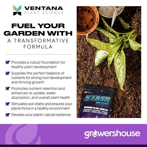 Ventana Plant Science Stash Blend Premium Plant Additive Root Hormone ...