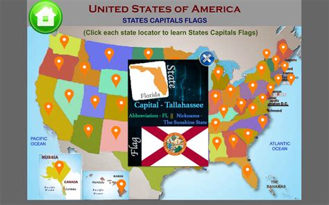 States Capitals Flags Pro - Learn United States of America Map Puzzles ...