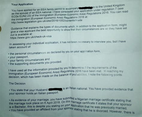 uk - Refusal of EEA family permit - Travel Stack Exchange