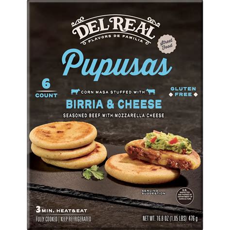 BIRRIA AND CHEESE PUPUSAS – Del Real Foods