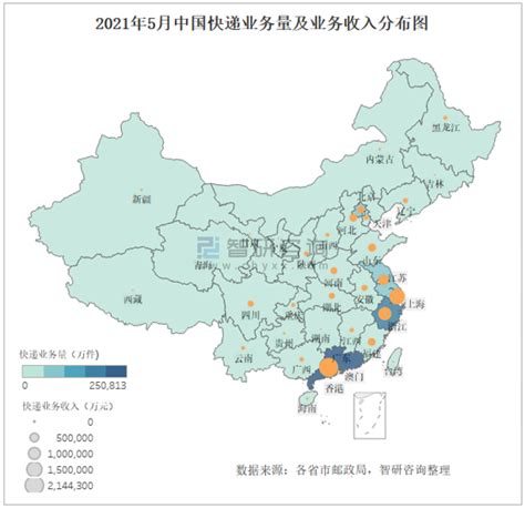 2021年5月漳州市快递业务量与业务收入分别为3675.71万件和19007.63万元_智研咨询