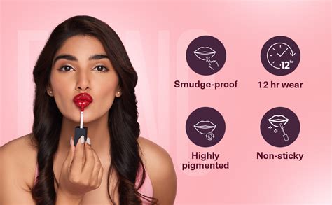 Buy Flenc Ritzy Liquid Glossy Lipstick, 12 hrs Long Lasting Lipstick ...