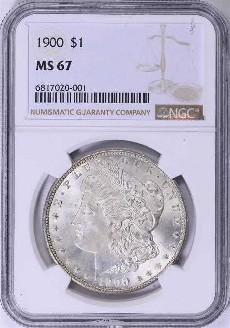 1900 Morgan Silver Dollar NGC MS-67 (Toned) (Item 1939127 ...