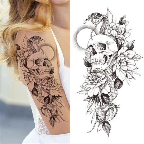 What Does A Skull And Snake Tattoo Mean at Rose Thyer blog